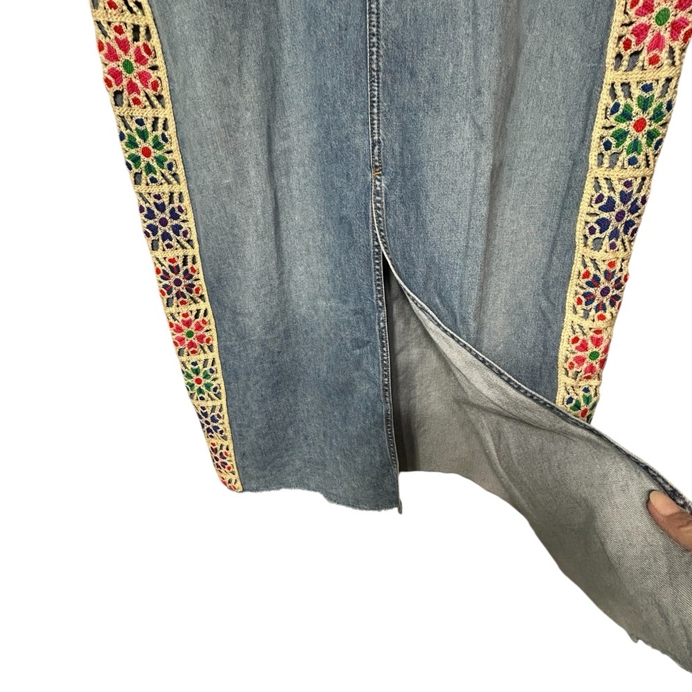 Johnny Was The Denim Skirt $328 - Picture 8 of 13